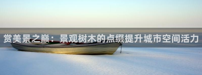 新宝 gg 总代理：赏美景之巅：景观树木的点缀提升城市空间活力