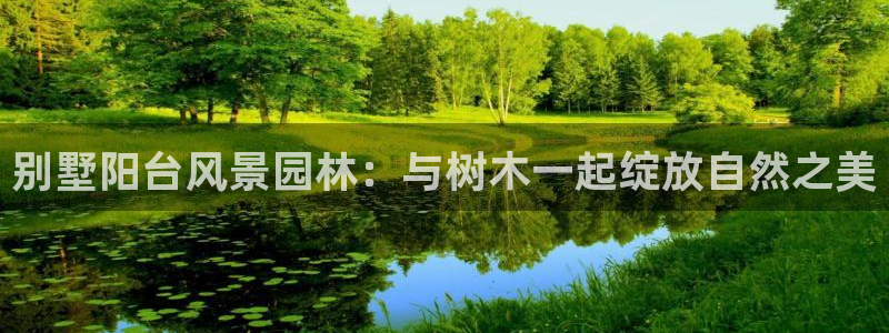 新宝gg 1980：别墅阳台风景园林：与树木一起绽放自然之美